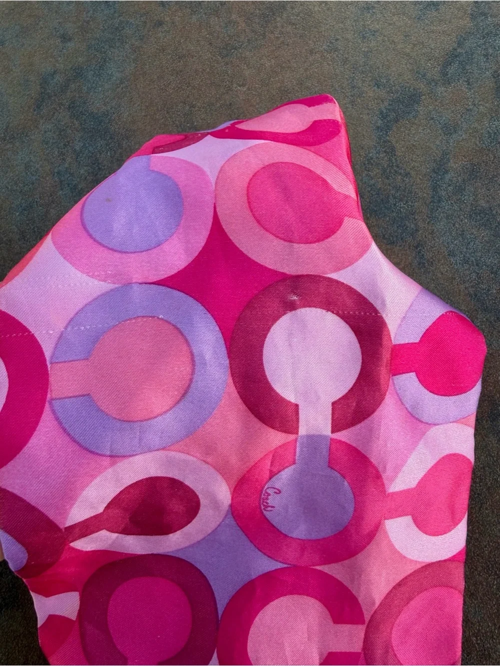 Coach Y2K Pink Silk Optical C Headband
